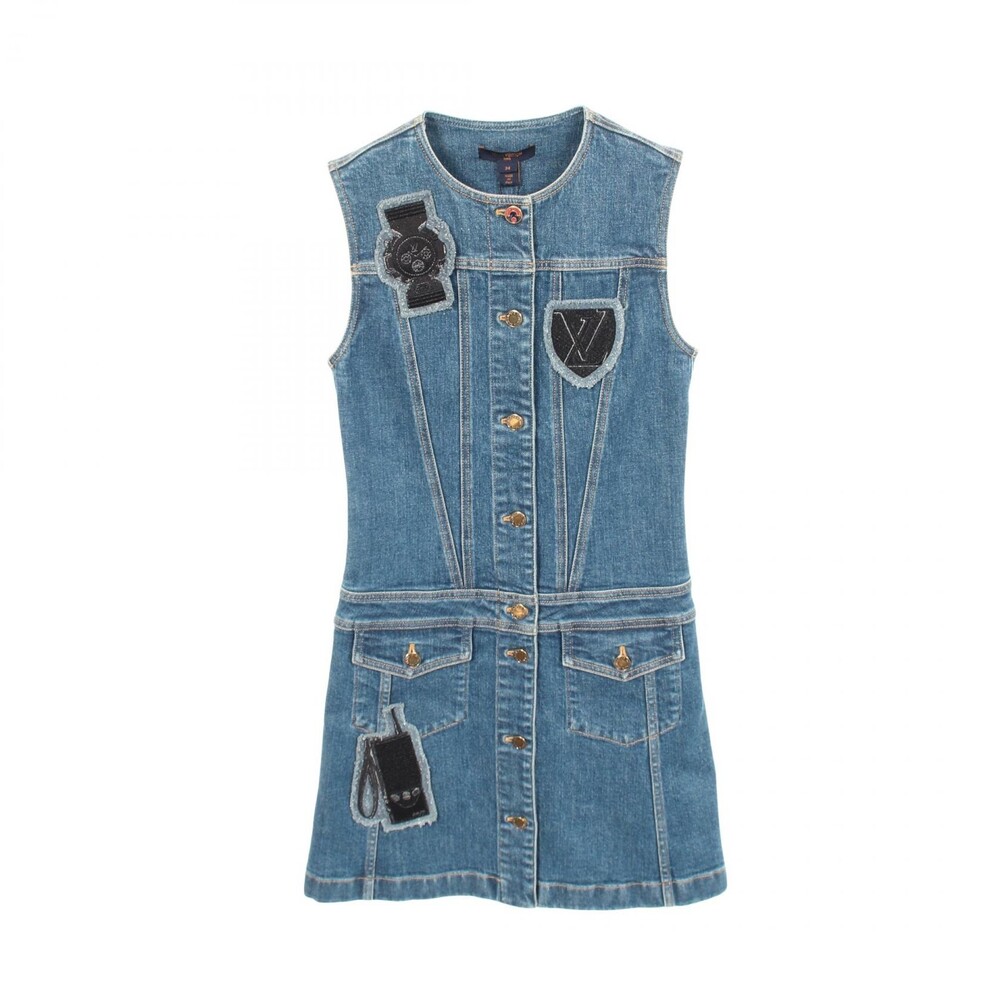 Louis Vuitton Sleeveless Denim Dress #313878L10B